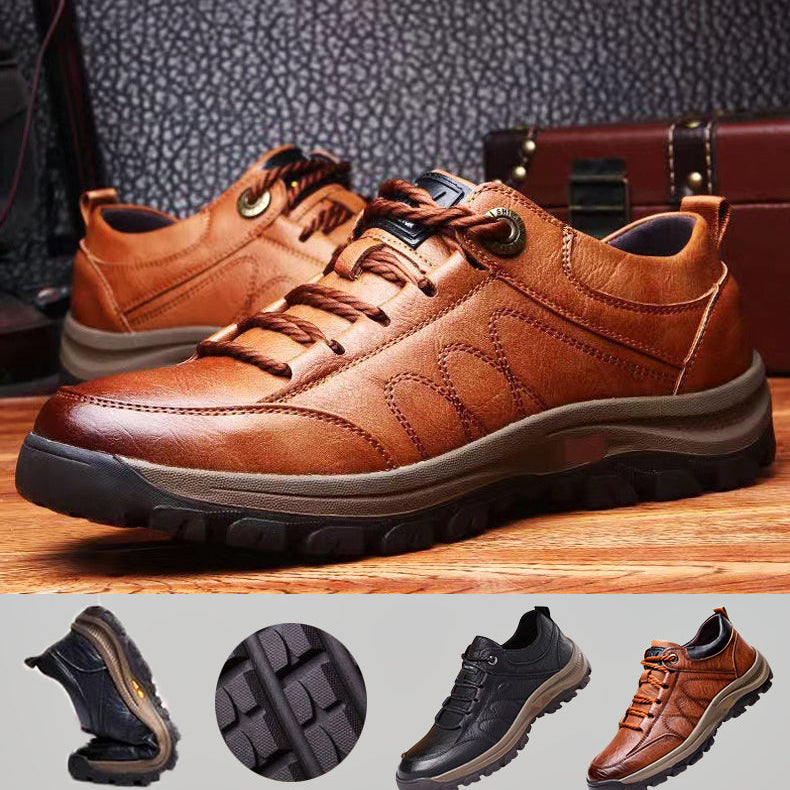Handgenähte Freizeitschuhe für Herren aus echtem Leder - Image 3