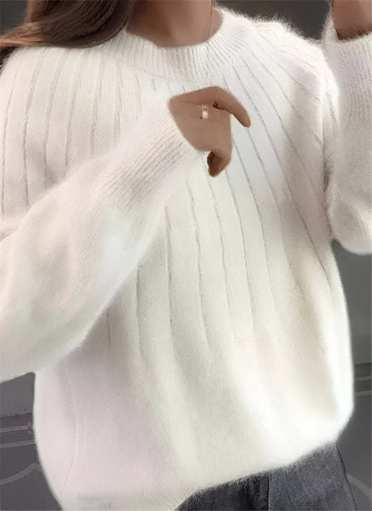Women’s Oversized Knit Jumper | Long Sleeve Crew Neck