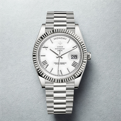 Men’s Classic Automatic Stainless Steel Watch | Day Date