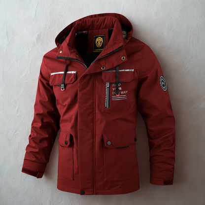 Men’s Waterproof Hooded Winter Parka Jacket | Warm Utility