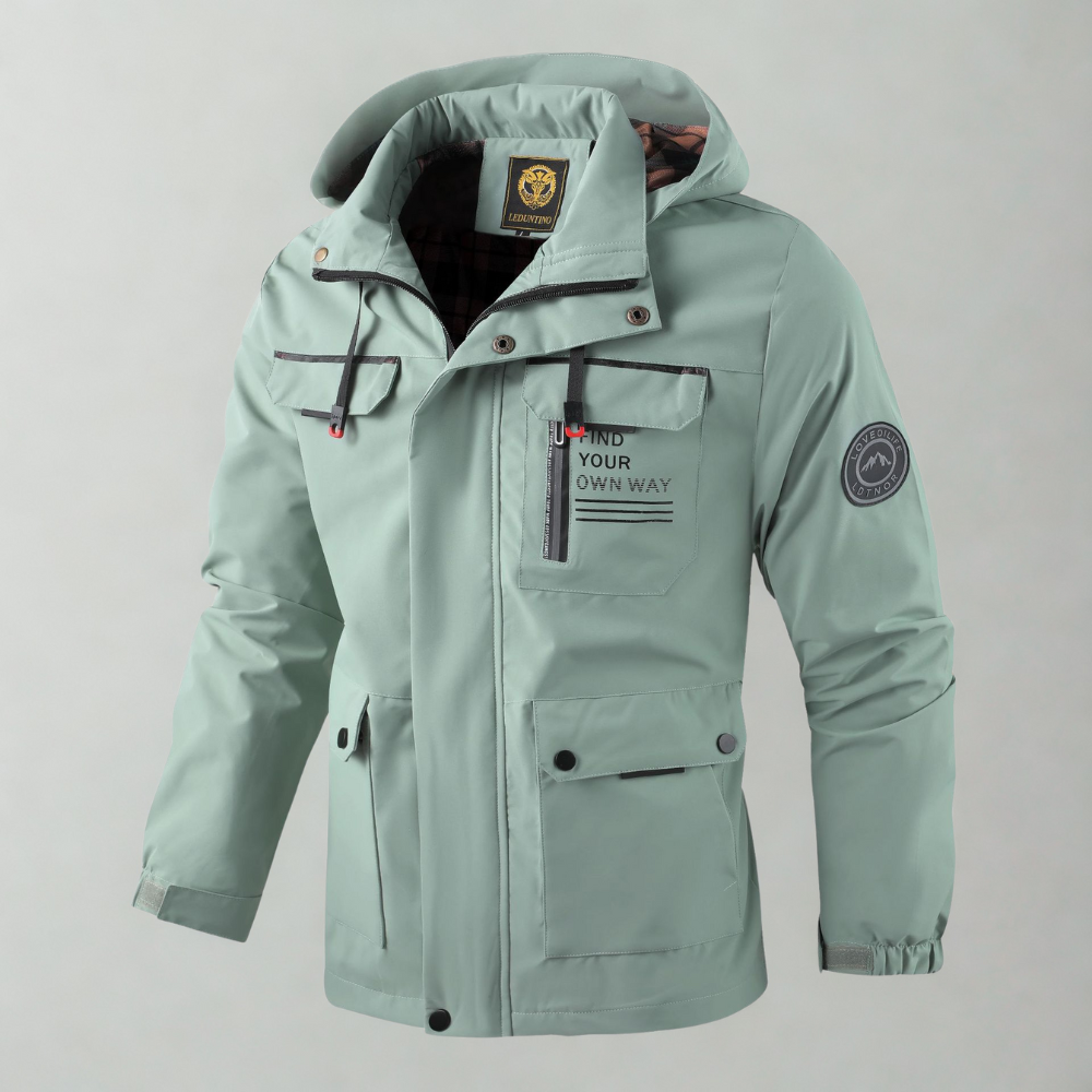 Men’s Waterproof Hooded Winter Parka Jacket | Warm Utility