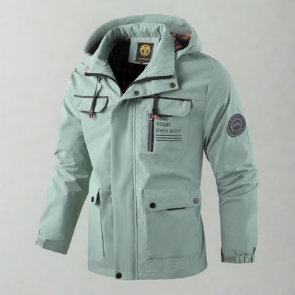 Men’s Waterproof Hooded Winter Parka Jacket | Warm Utility