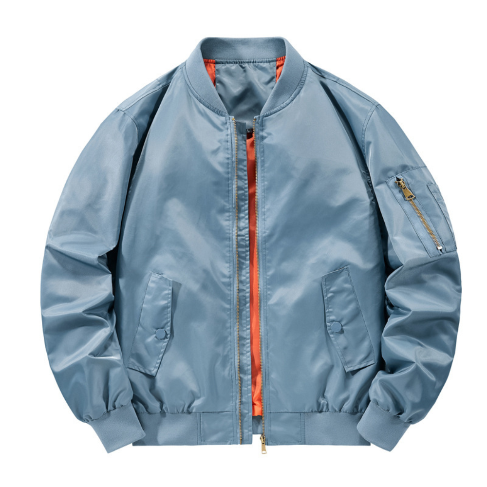 Men’s Lightweight Bomber Jacket | Quilted Insulated Zip Up
