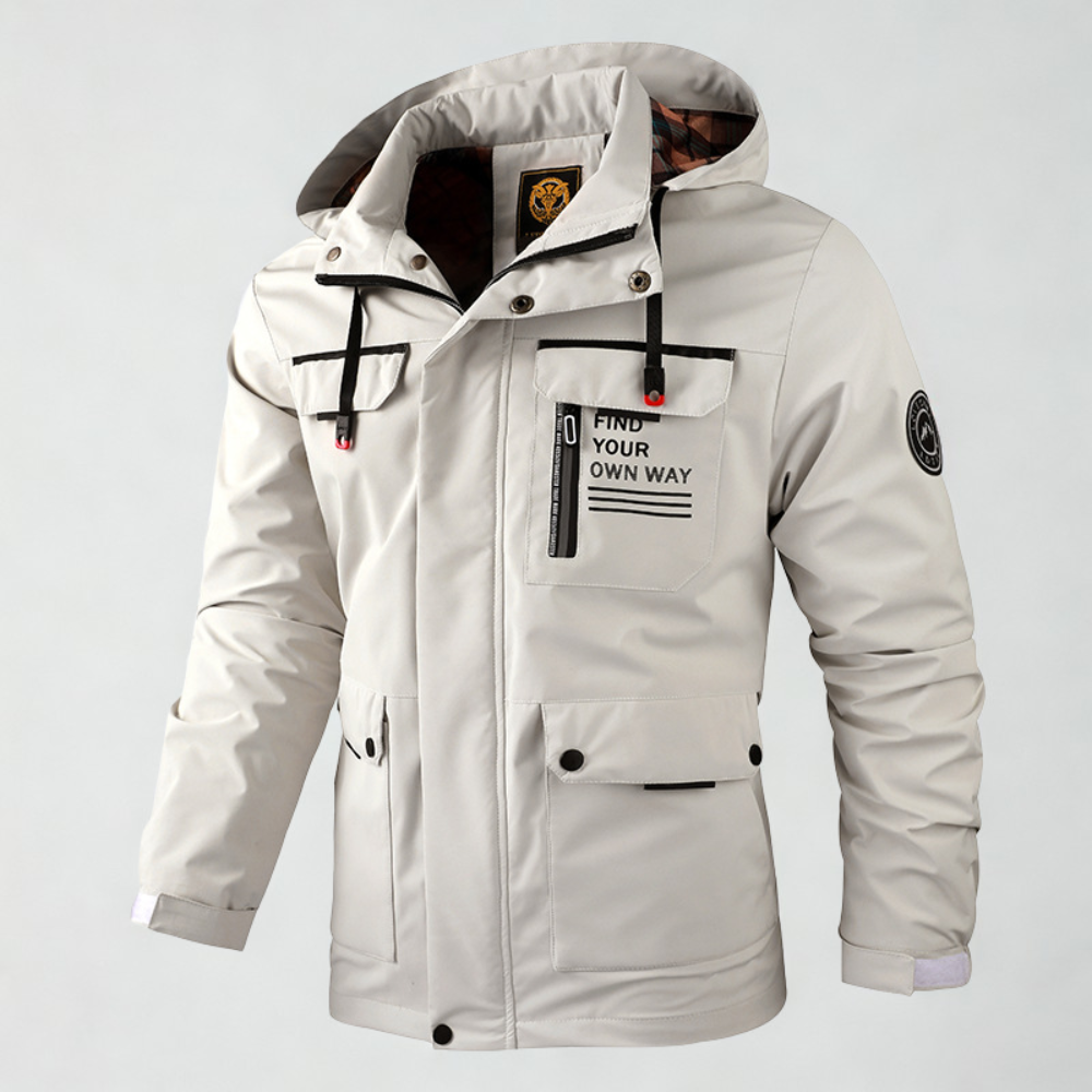 Men’s Waterproof Hooded Winter Parka Jacket | Warm Utility