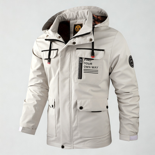 Men’s Waterproof Hooded Winter Parka Jacket | Warm Utility