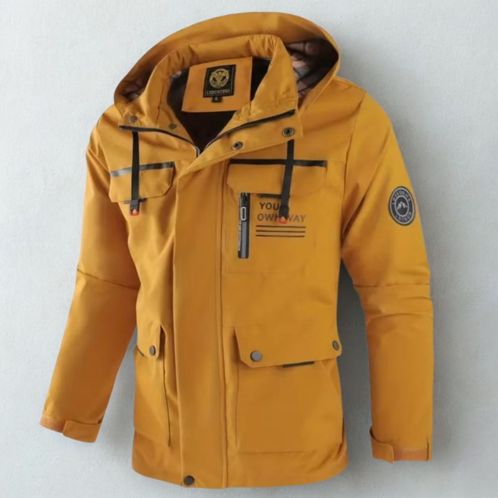 Men’s Waterproof Hooded Winter Parka Jacket | Warm Utility