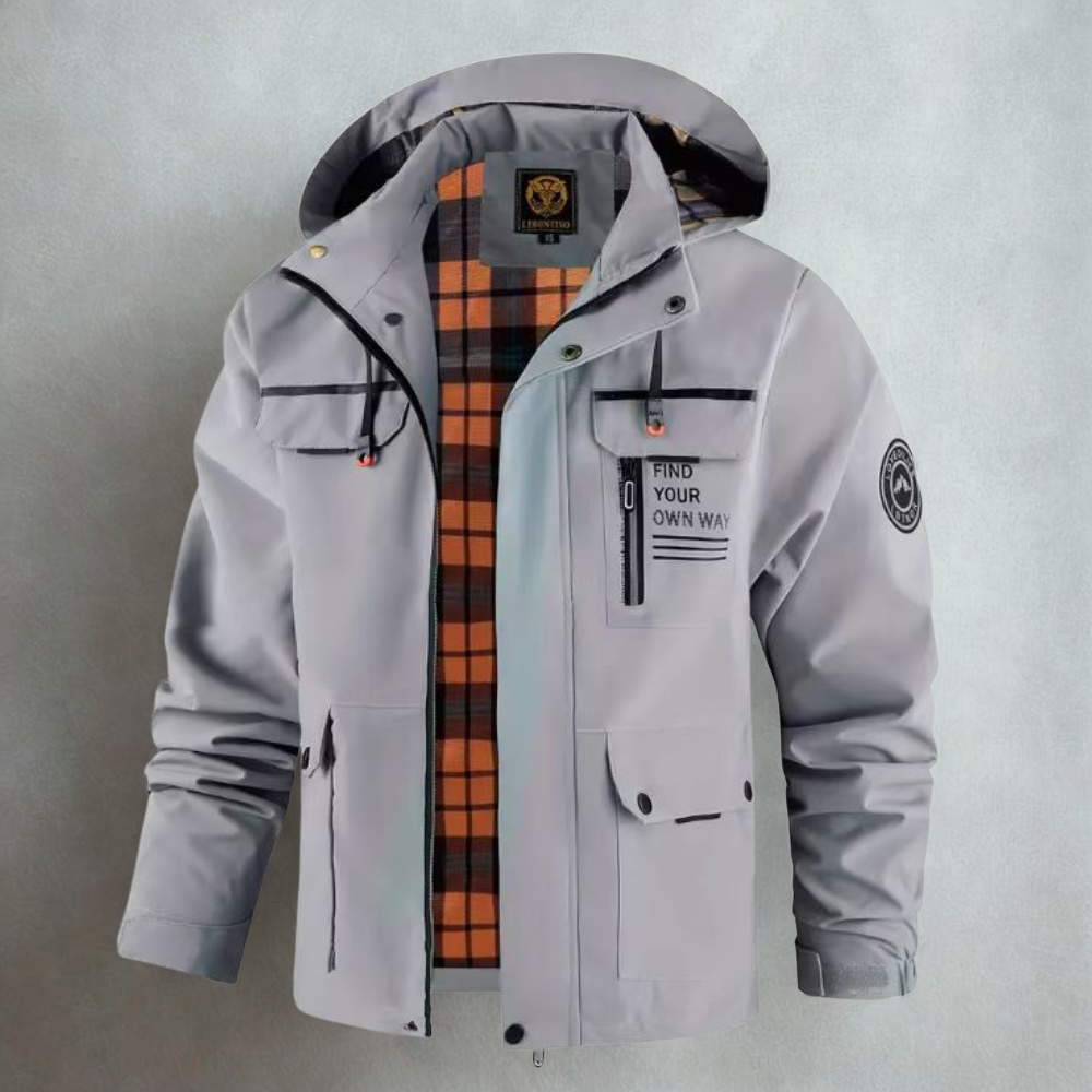 Men’s Waterproof Hooded Winter Parka Jacket | Warm Utility