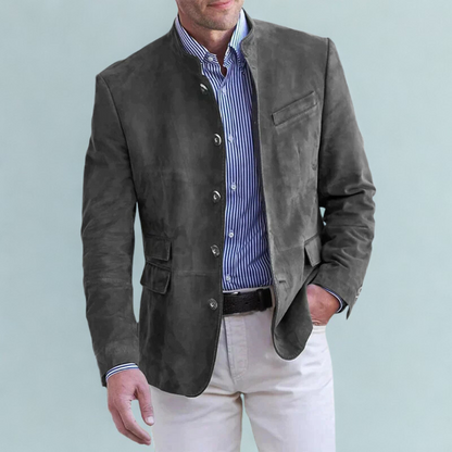 Men's Slim Fit Knit Cardigan Jacket | Long Casual Sweater