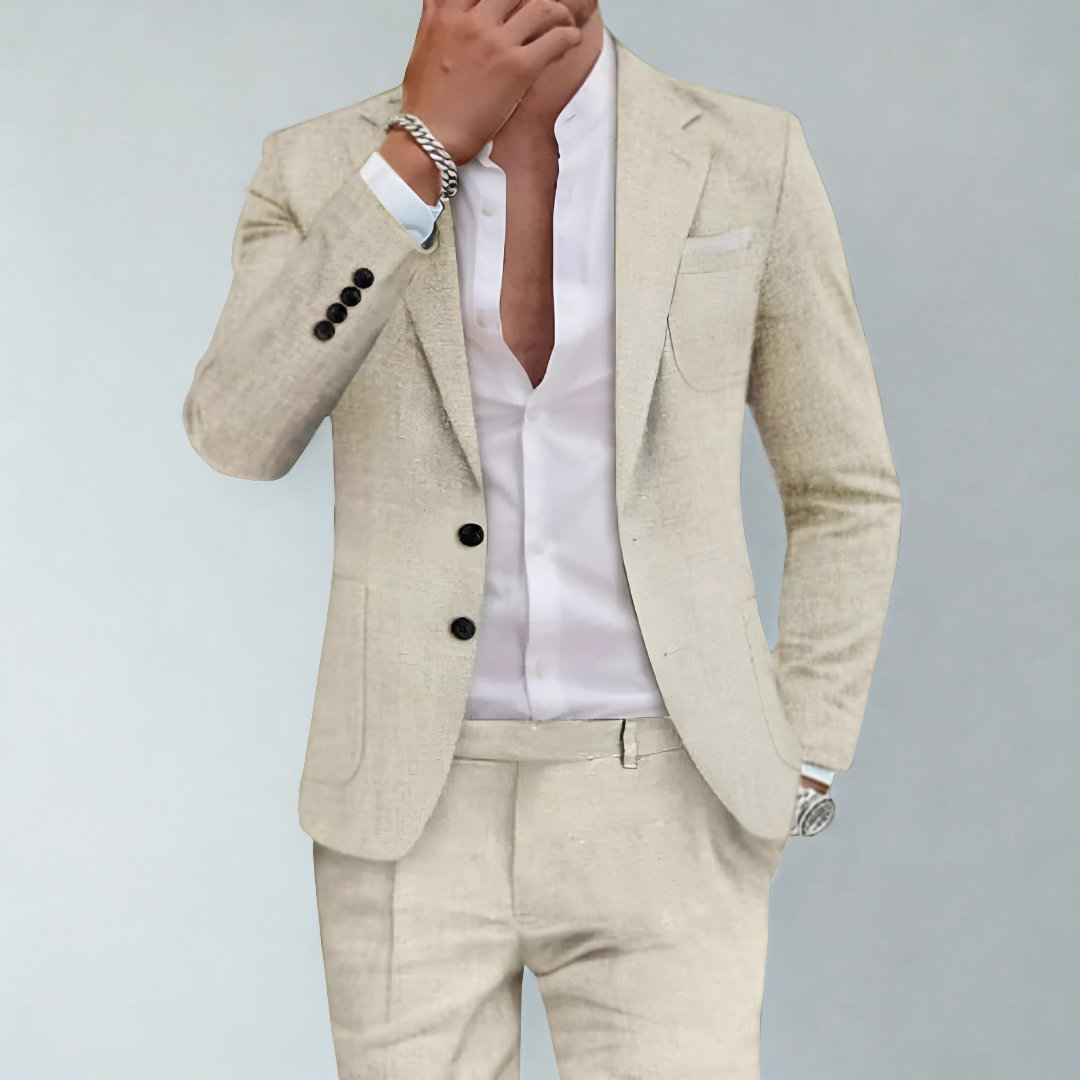 Men's Lightweight Summer Suit | Slim Fit Formal Blazer