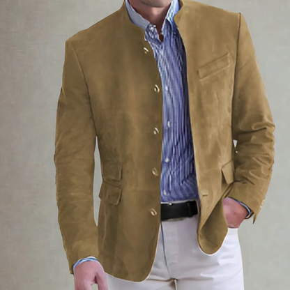 Men's Slim Fit Knit Cardigan Jacket | Long Casual Sweater