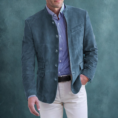 Men's Slim Fit Knit Cardigan Jacket | Long Casual Sweater