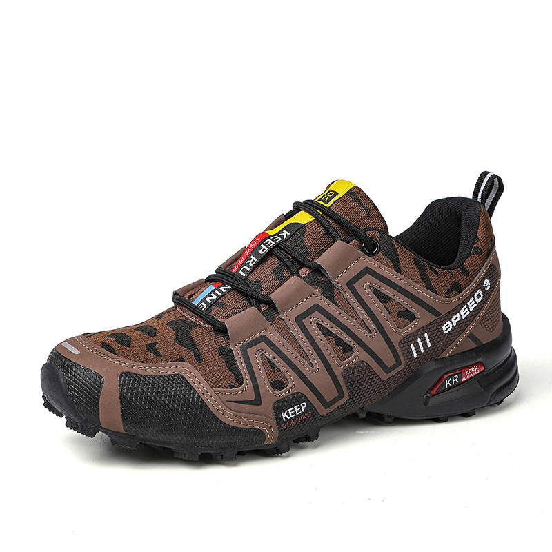 Men Trail Running Hiking Shoes - Lightweight Grip Sneakers