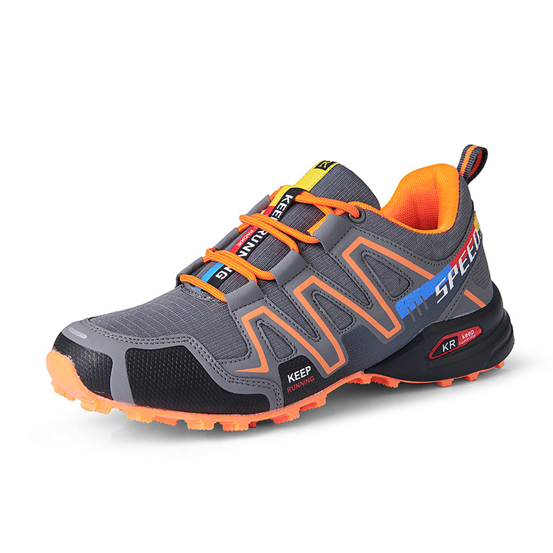Men Trail Running Hiking Shoes - Lightweight Grip Sneakers