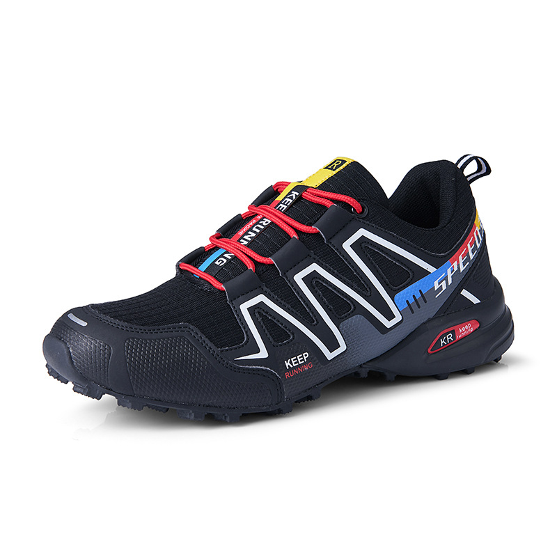Men Trail Running Hiking Shoes - Lightweight Grip Sneakers