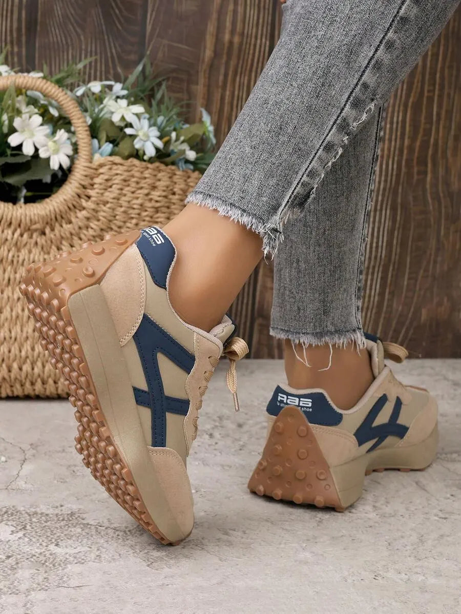 Women’s chunky sneakers | casual fashion trainers thick sole