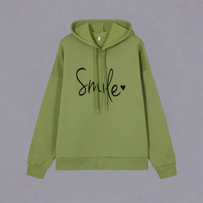 Women Oversized Hoodie | Casual Long Sleeve Slogan Sweatshirt
