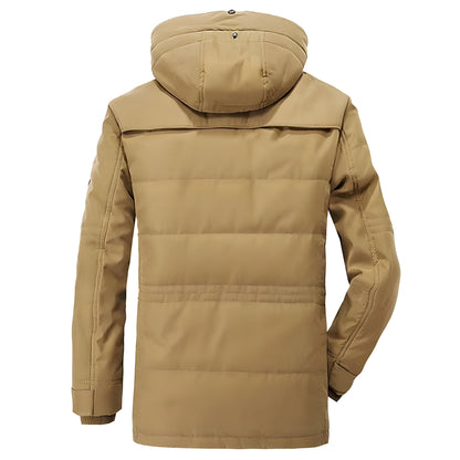 Men’s Winter Parka Jacket | Warm Hooded Fur Lined Coat