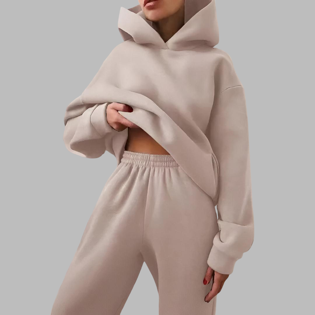 Women Oversized Tracksuit Set | Casual Hoodie Joggers Loungewear