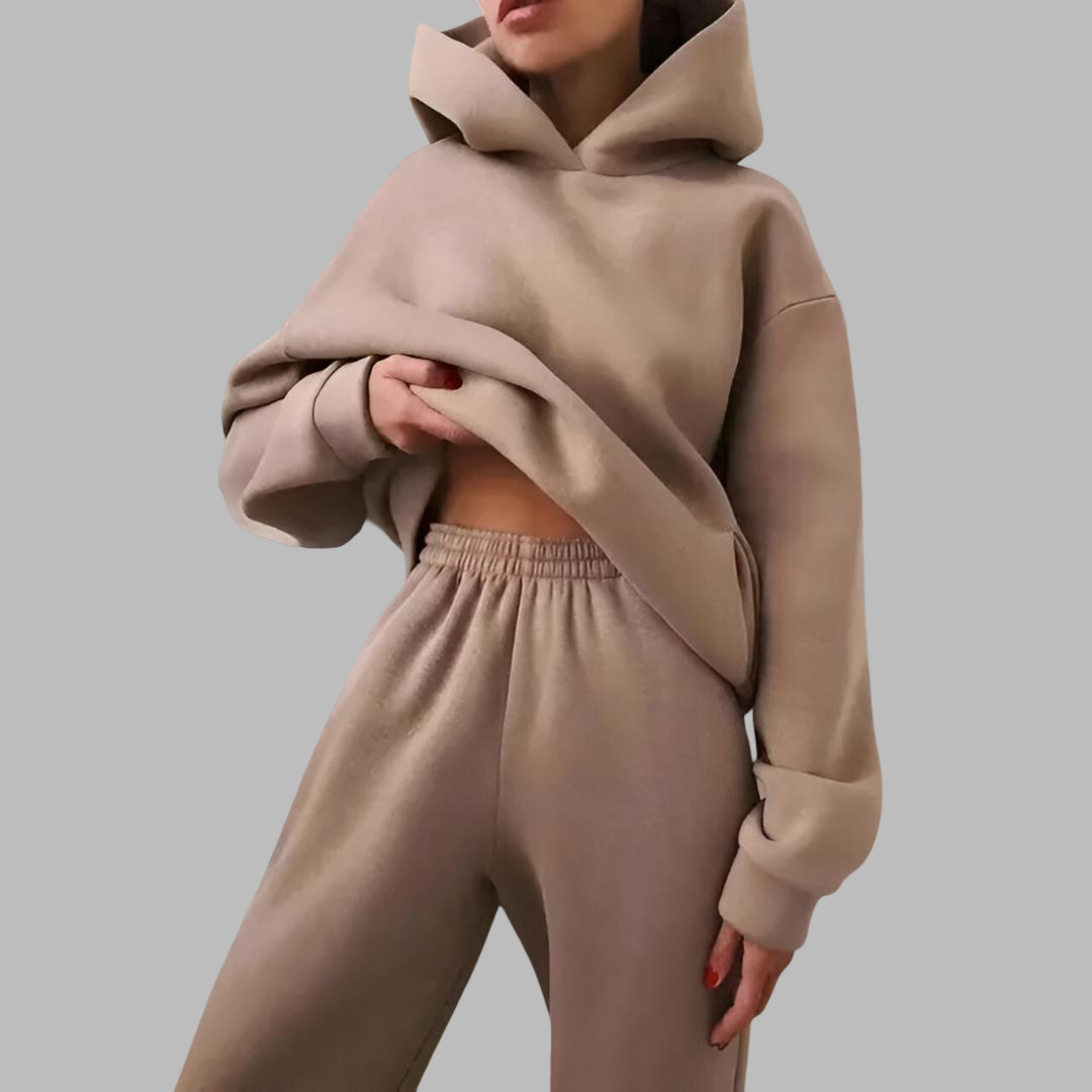 Women Oversized Tracksuit Set | Casual Hoodie Joggers Loungewear