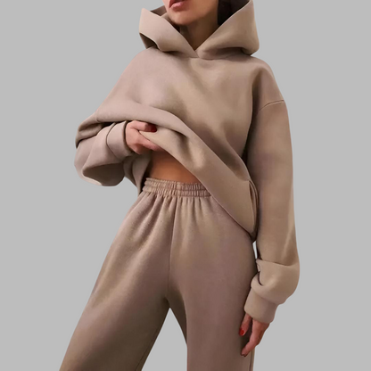 Women Oversized Tracksuit Set | Casual Hoodie Joggers Loungewear