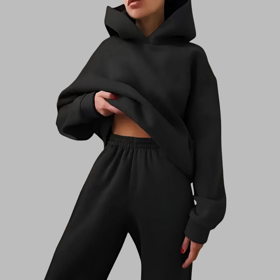 Women Oversized Tracksuit Set | Casual Hoodie Joggers Loungewear