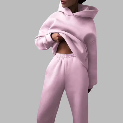 Women Oversized Tracksuit Set | Casual Hoodie Joggers Loungewear
