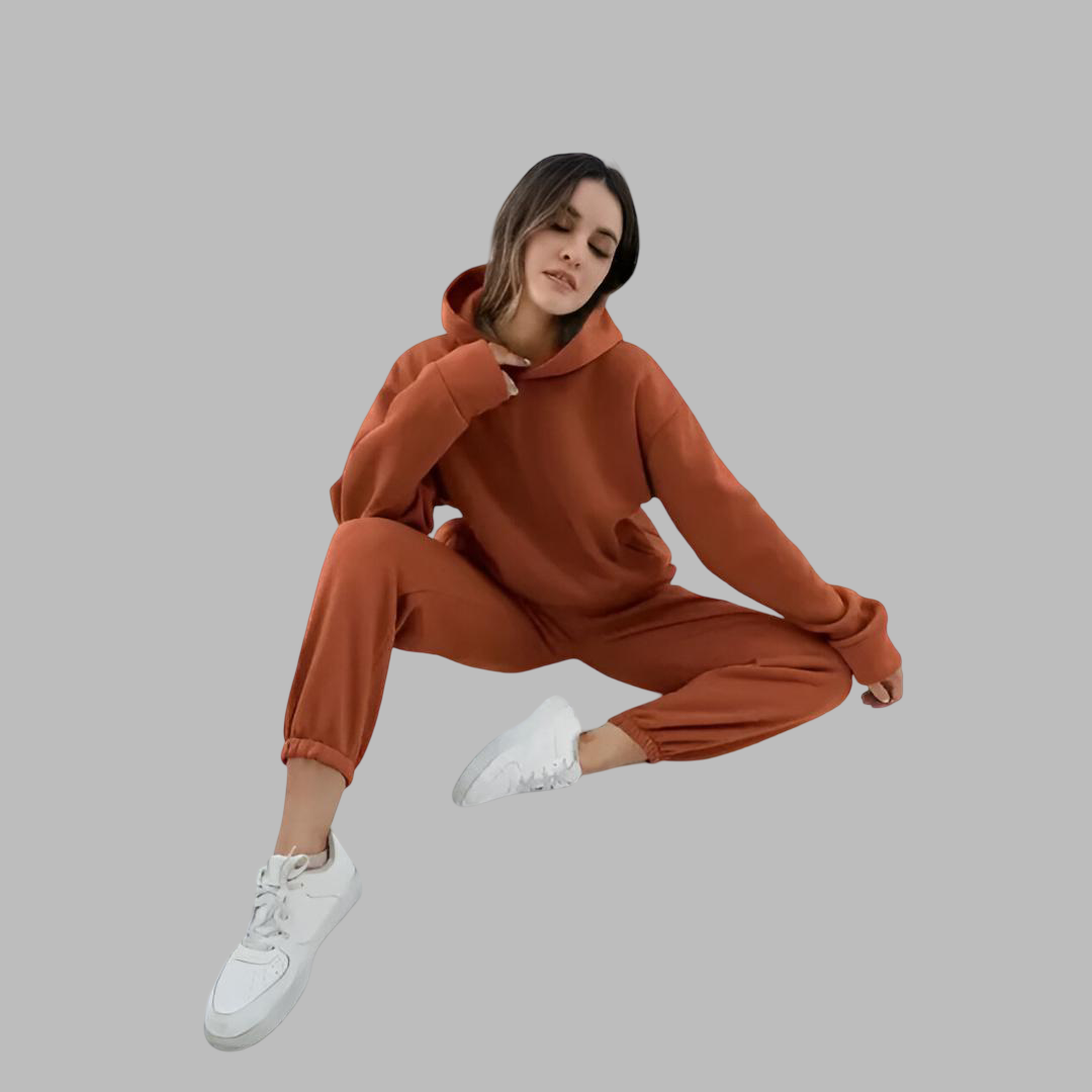 Women Oversized Tracksuit Set | Casual Hoodie Joggers Loungewear