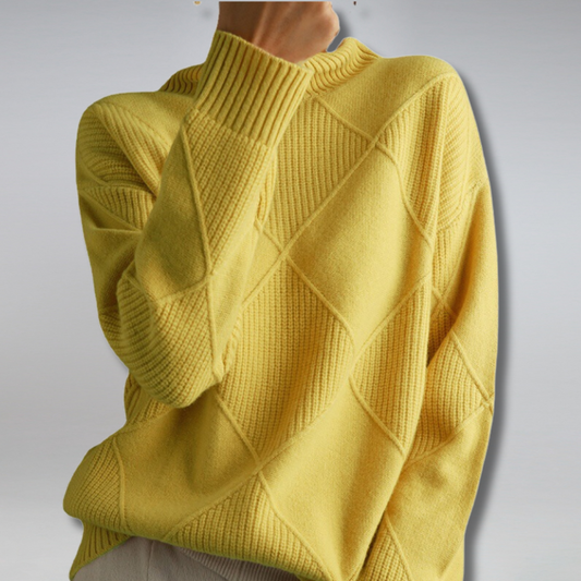 Kuscheliger Kaschmir Damen Rollkragenpullover - Image 1