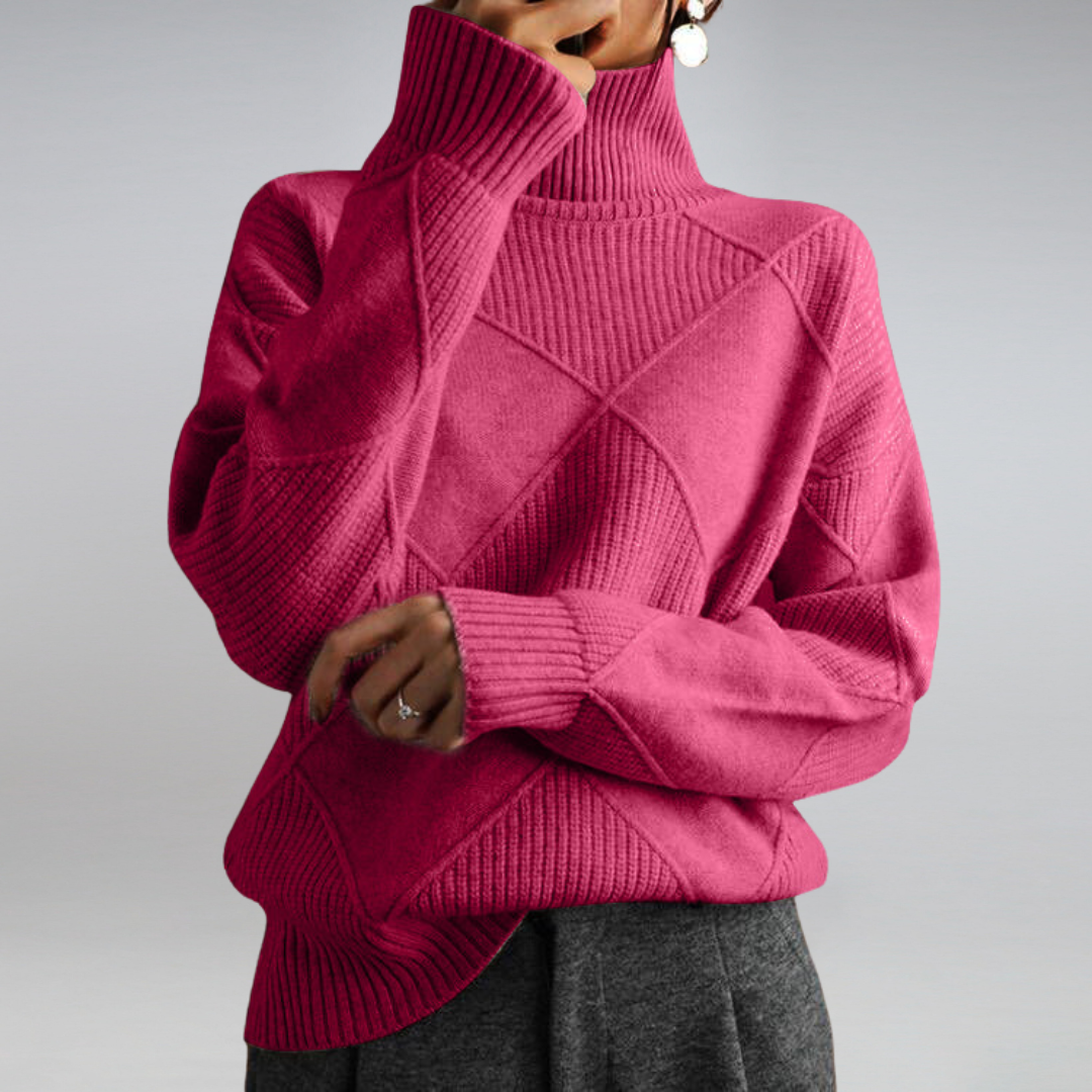 Kuscheliger Kaschmir Damen Rollkragenpullover - Image 10