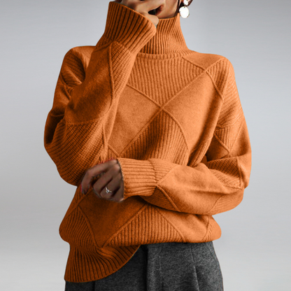 Kuscheliger Kaschmir Damen Rollkragenpullover - Image 11