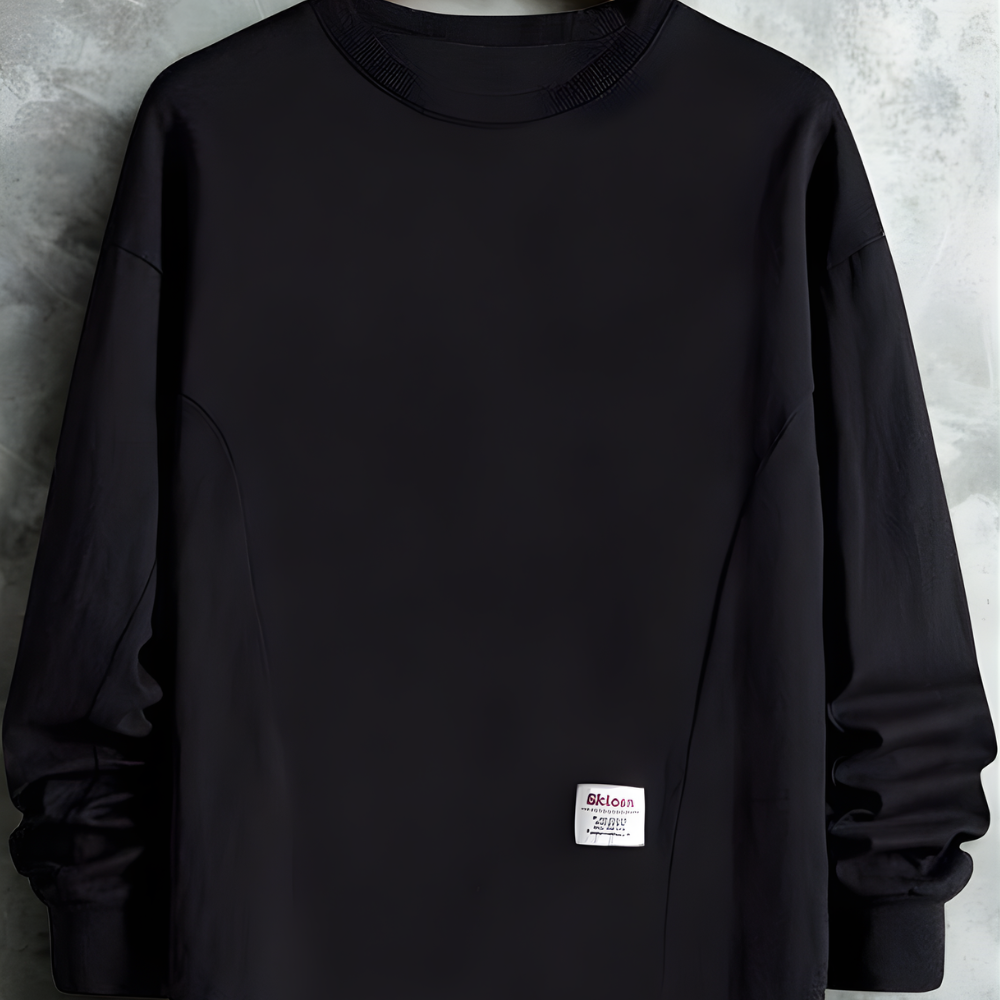 Oversized Crewneck Pullover Sweatshirt - Long Sleeve