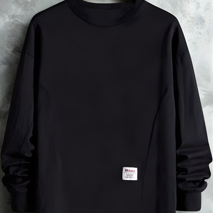Oversized Crewneck Pullover Sweatshirt - Long Sleeve