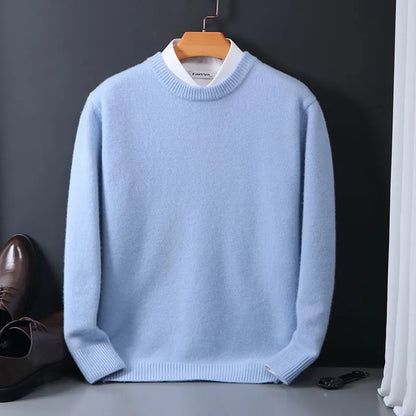 Men’s Luxury Cashmere Sweater | Warm Long Sleeve Knitwear