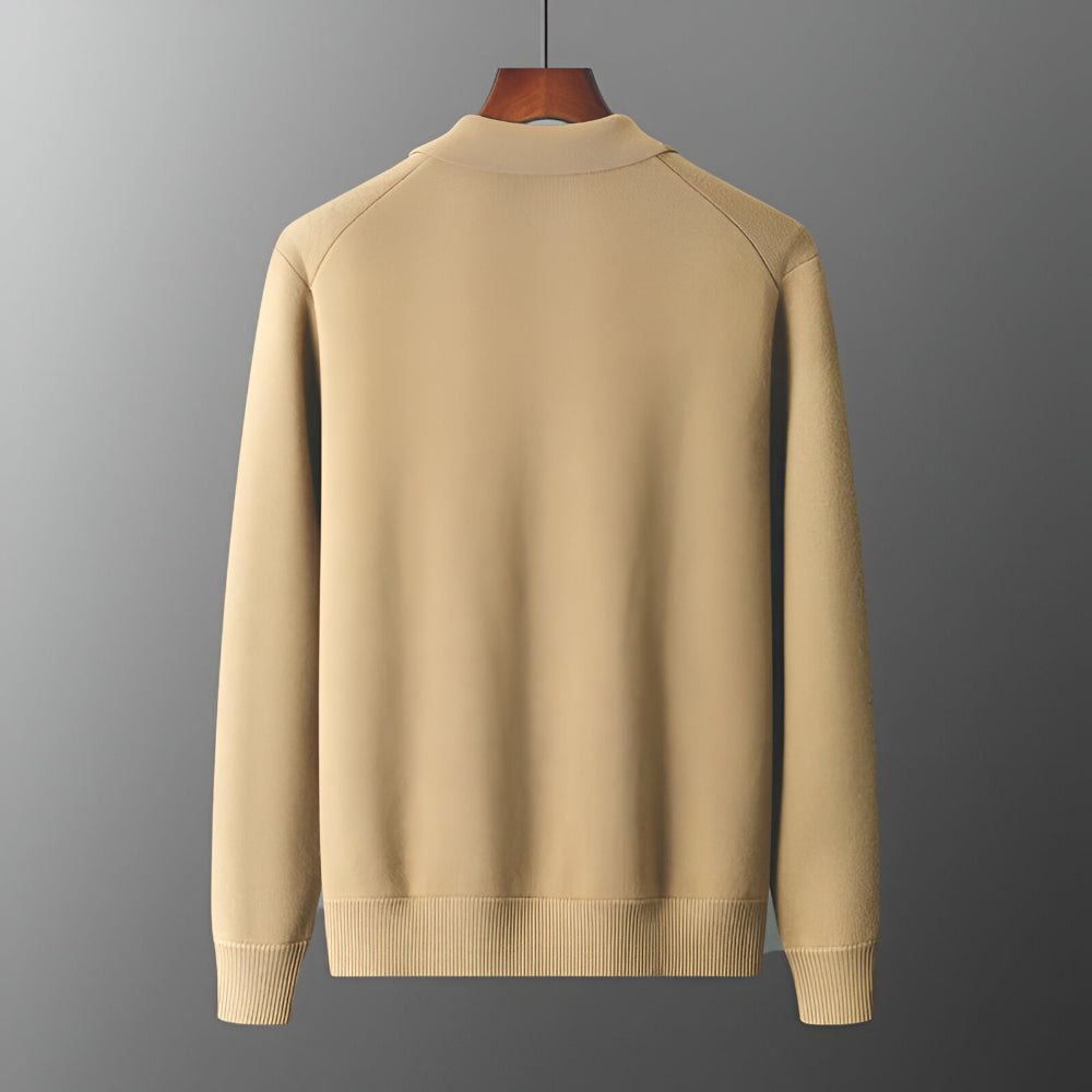 Men’s Smart Casual Button Up Cardigan | Long Sleeve Knitwear