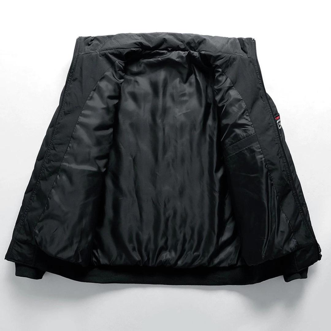 Men’s Lightweight Quilted Bomber Jacket | Casual Zip Closure
