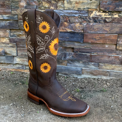 Women’s Embroidered Knee High Cowboy Boots – Bohemian Comfortable Fit