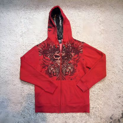 Men’s Oversized Graphic Hoodie – Long Sleeve Pullover