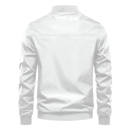 Men’s Lightweight Bomber Jacket - Casual Zip Up Long Sleeve