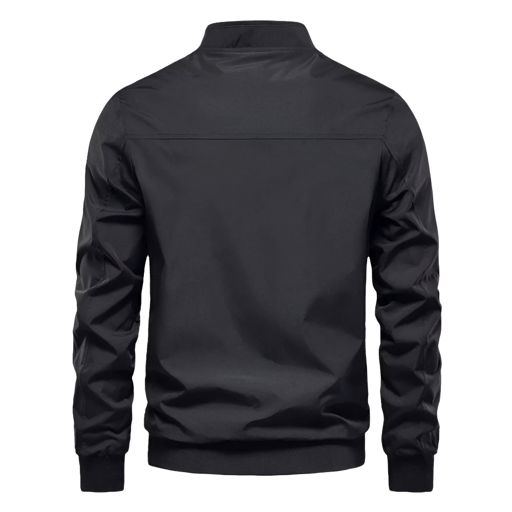 Men’s Lightweight Bomber Jacket - Casual Zip Up Long Sleeve
