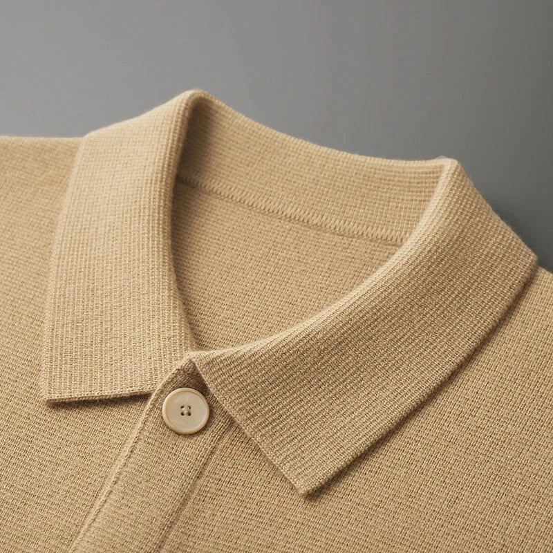 Men’s Smart Casual Button Up Cardigan | Long Sleeve Knitwear