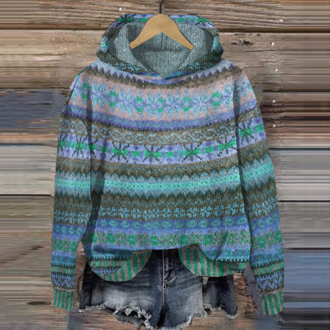 Samantha | Damen Norweger-Kapuzenpulli | Winter - Image 1