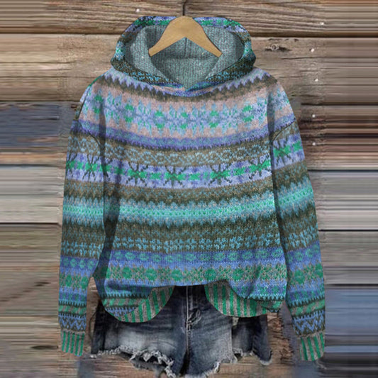 Samantha | Damen Norweger-Kapuzenpulli | Winter - Image 1