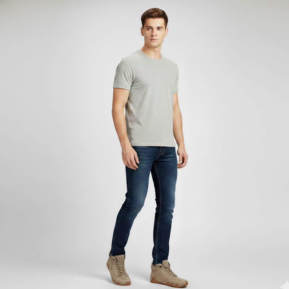 Men's High Top Ankle Sneakers - Athletic Sport Shoes