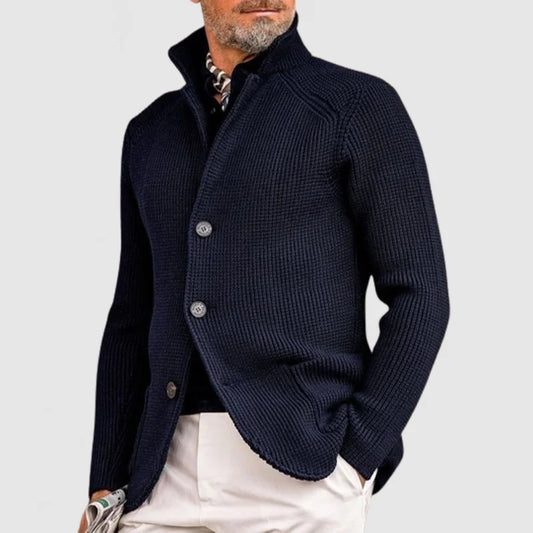 Men’s Knitted Cardigan Sweater | Long Sleeve Knitwear