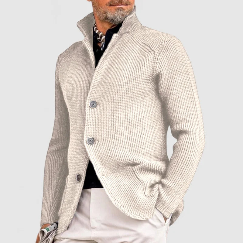 Men’s Knitted Cardigan Sweater | Long Sleeve Knitwear