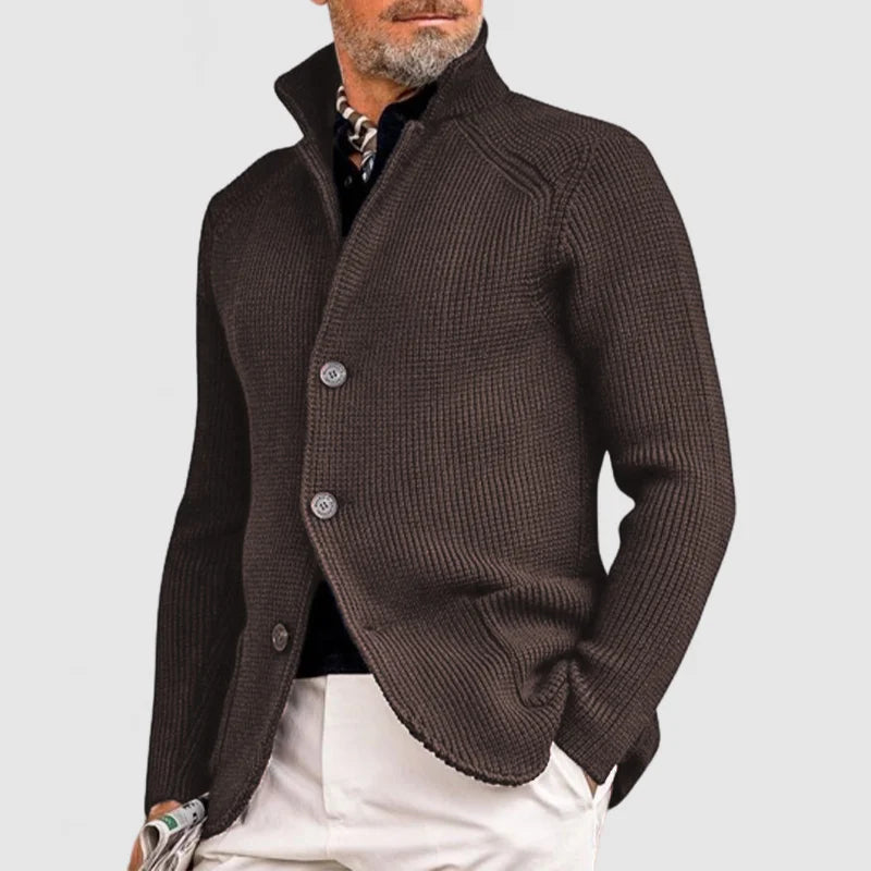 Men’s Knitted Cardigan Sweater | Long Sleeve Knitwear