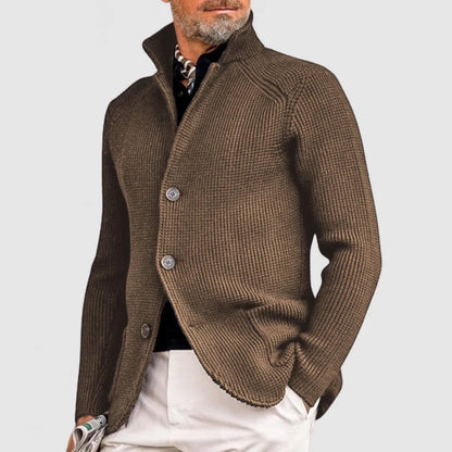 Men’s Knitted Cardigan Sweater | Long Sleeve Knitwear