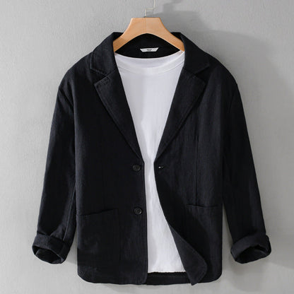 Variant image for Men's Linen Jacket Casual-37