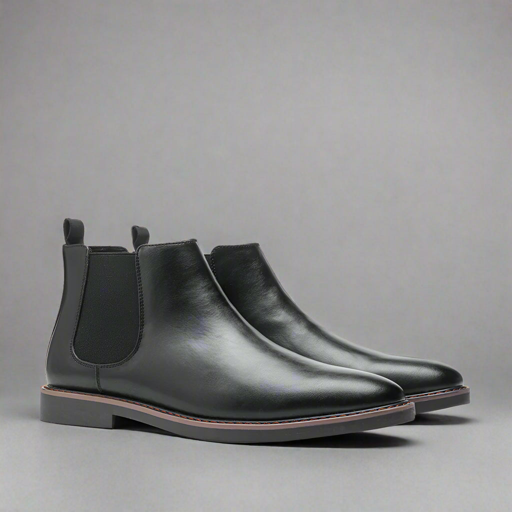 Stylish Leather Chelsea Boots for Men - Image 11