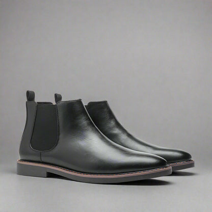 Stylish Leather Chelsea Boots for Men - Image 11